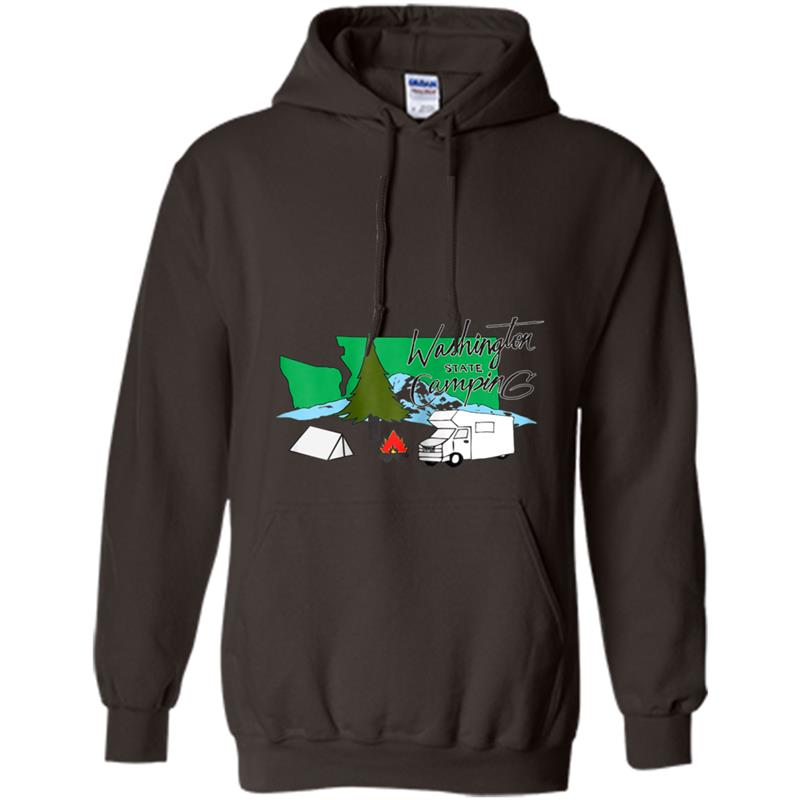 Camping  Washington State Hoodie-mt