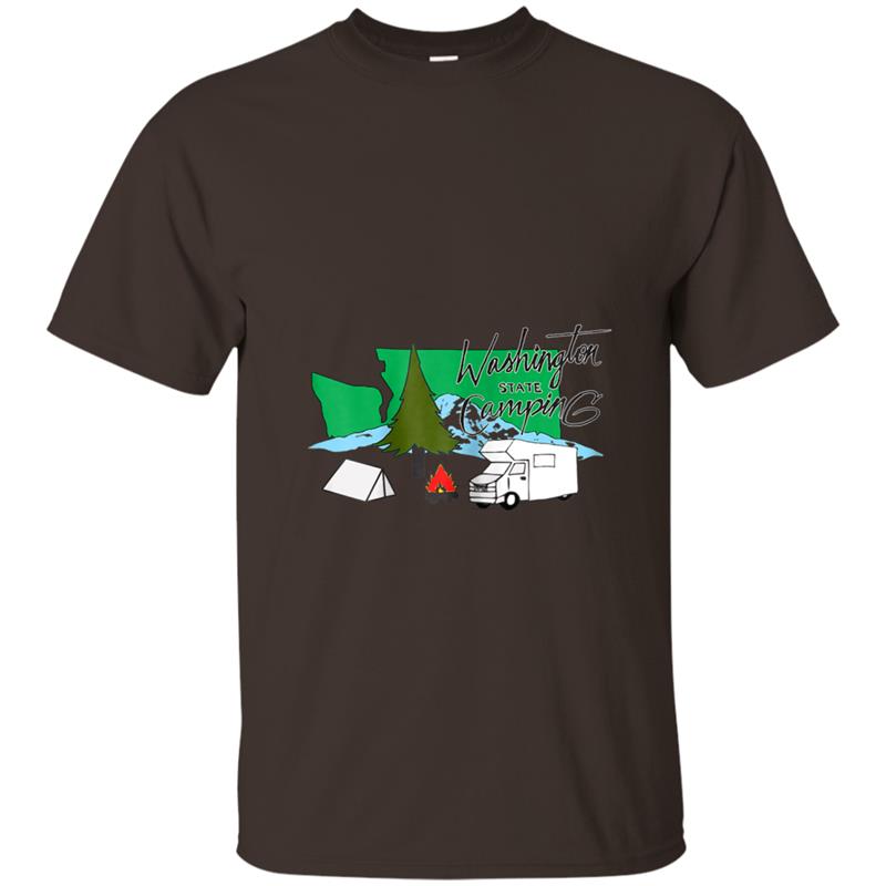 Camping  Washington State T-shirt-mt