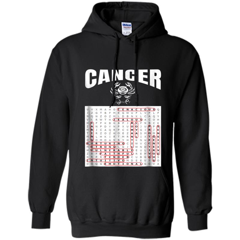 Cancer Zodiac  for Word Search Lovers Hoodie-mt
