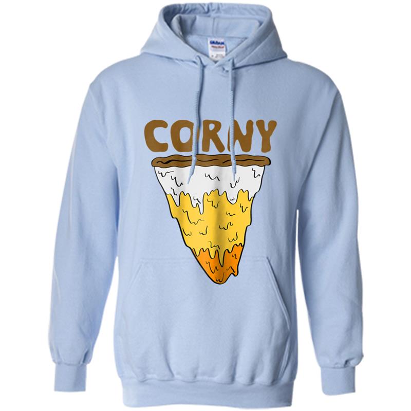 Candy Corn Pizza  Corny Halloween Graphic Tee Hoodie-mt