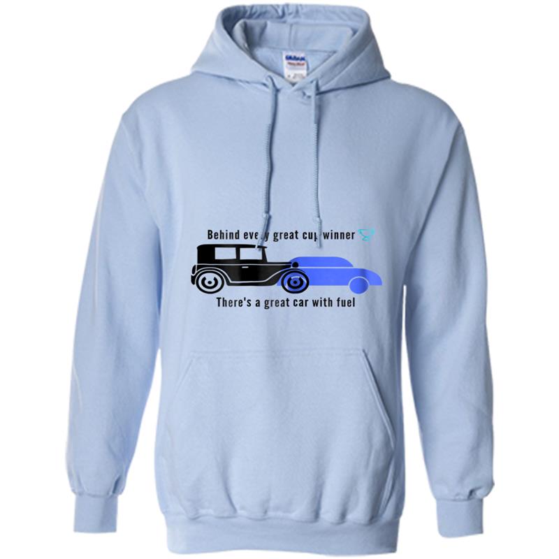 Car Race Cup Winner Trophy  ComfortSoft Workwear Top Hoodie-mt