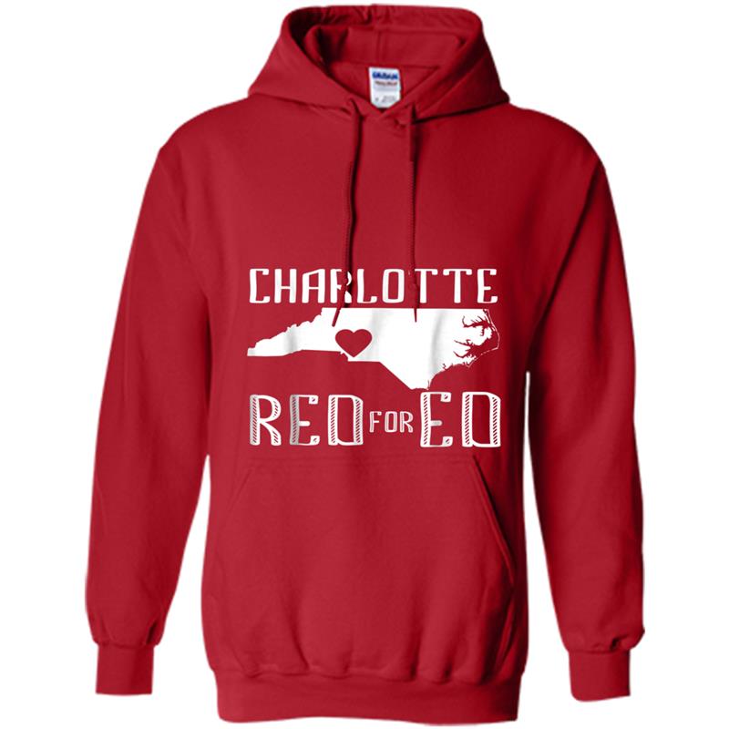 Charlotte Red For Ed North Carolina  Women Men Kids Hoodie-mt