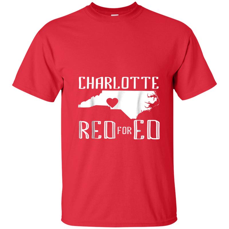 Charlotte Red For Ed North Carolina  Women Men Kids T-shirt-mt