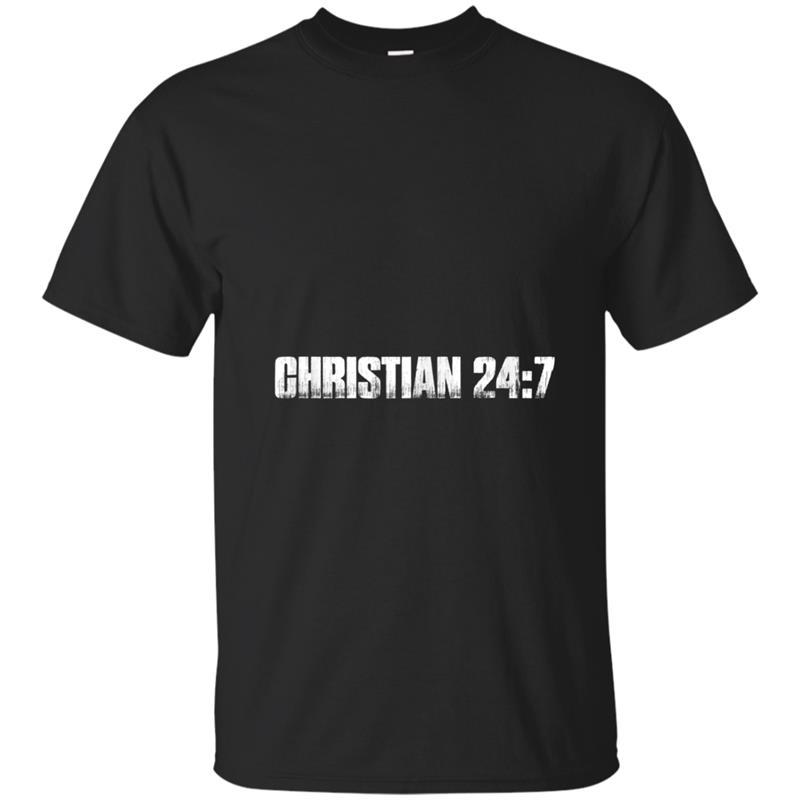 Christian 247 Bible Study Novelty Gif T-shirt-mt