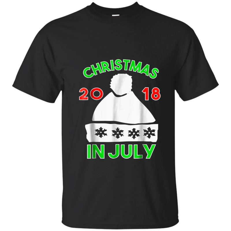 Christmas In July  2018 Matching Christmas Pajama T-shirt-mt