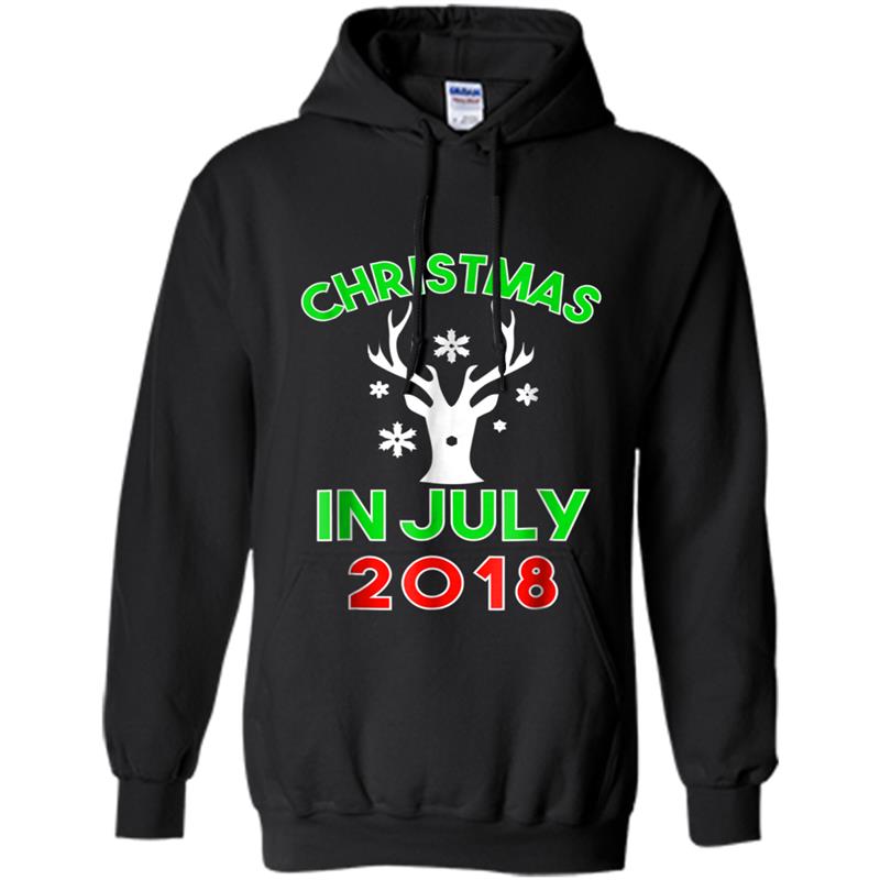 Christmas In July  2018 Reindeer Snow Men Women Gift Hoodie-mt