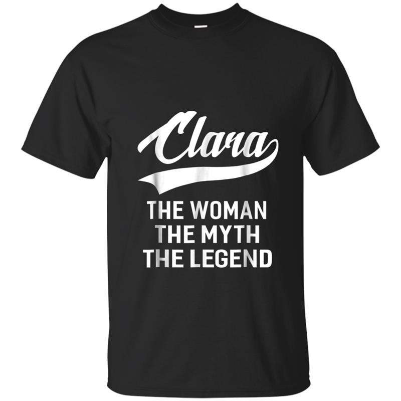 Clara The Woman The Myth The Legend Name Ladies T-shirt-mt