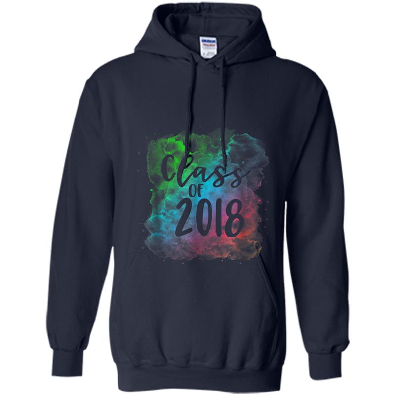 Class of 2018 Watercolor Hoodie-mt