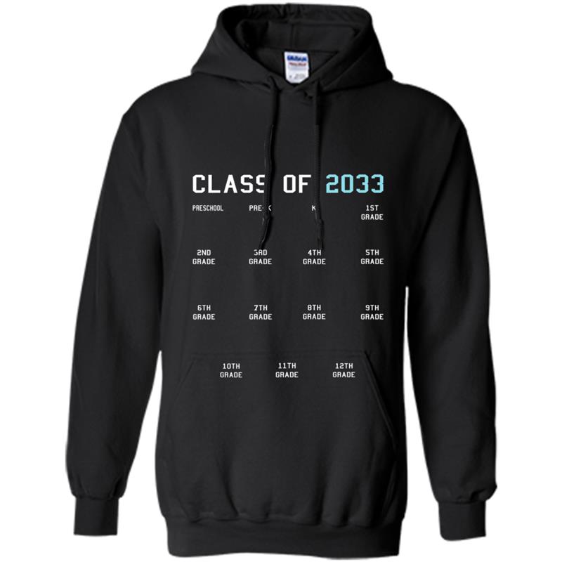 Class of 2033 Graduation  with Space for Handprints Hoodie-mt