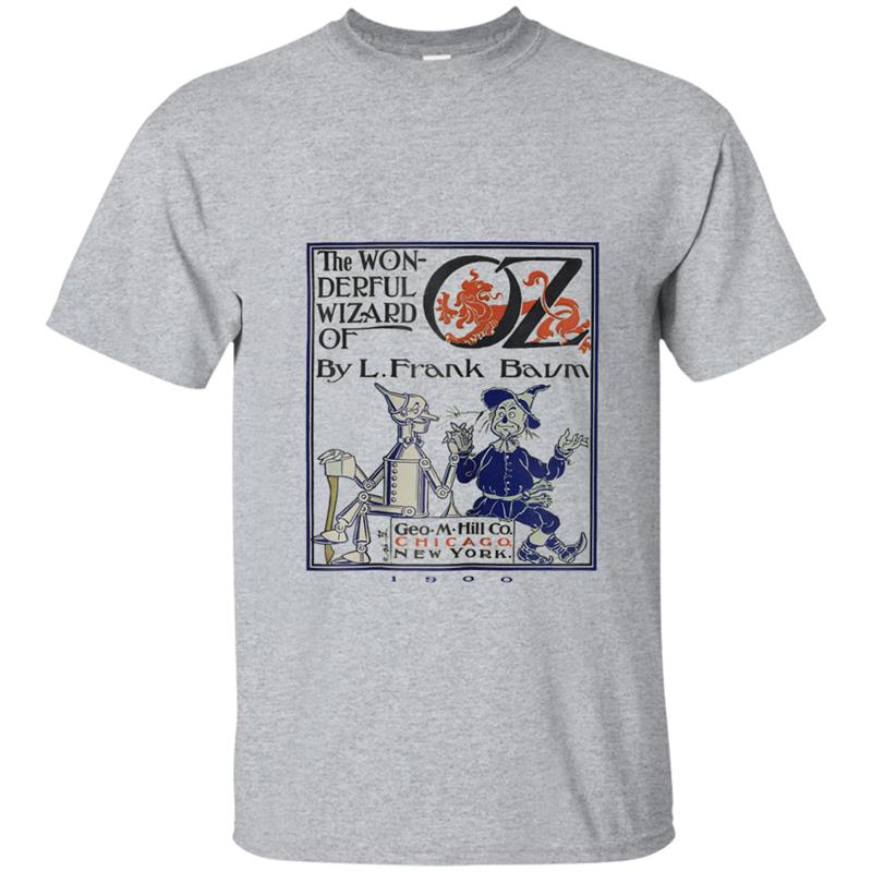 Classic Wizard of OZ Book Promo -Tin Man & Scarecrow T-shirt-mt