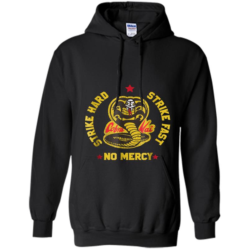 Cobra Karate Strike Hard Kai Strike Fast No Mercy Hoodie-mt