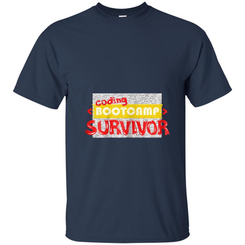 Coding Bootcamp Survivor for software engineers T-shirt-mt