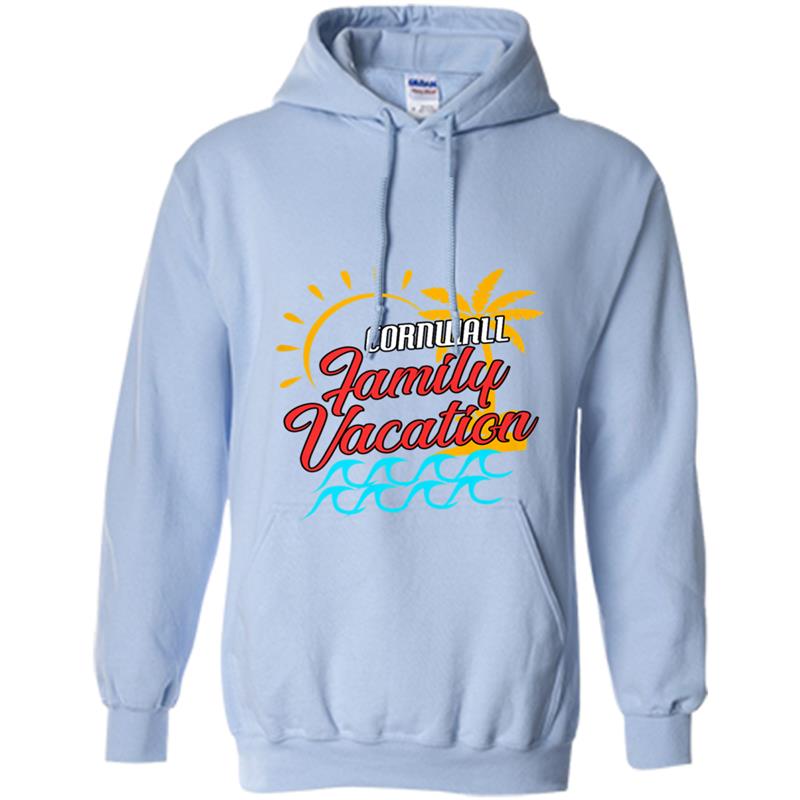 Cornwall England Vacation Kids Summertime  Beach Gift Hoodie-mt