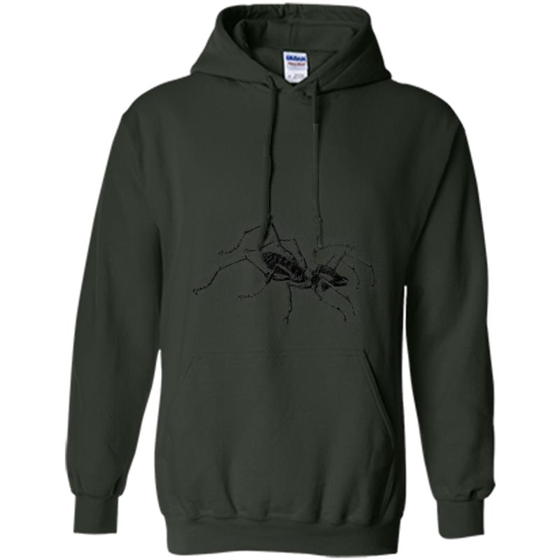 Crawly Spider Print Premium Hoodie-mt