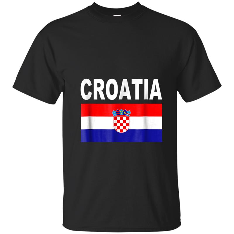 Croatia Flag Cool Croatian Hrvatska Flags Gift Tee T-shirt-mt – Mugartshop