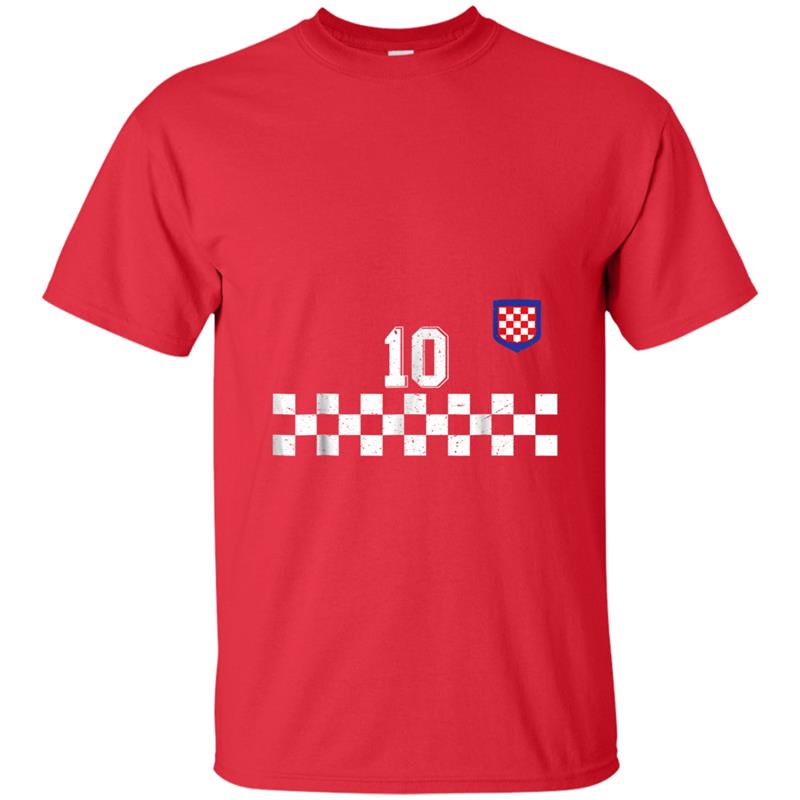 Croatia Football Jersey Retro Red Hrvatska Soccer T-shirt-mt