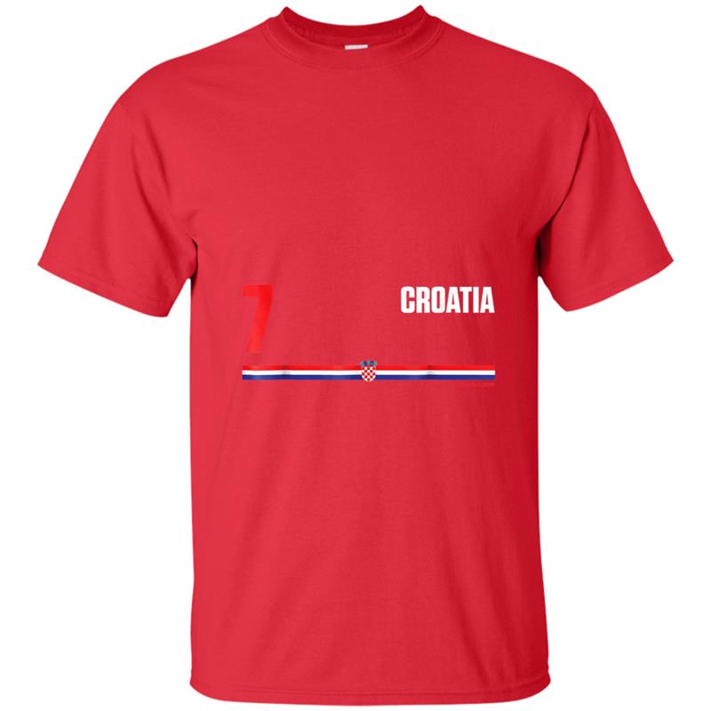 Croatia Hrvatska  Soccer Football Jersey Style T-shirt-mt