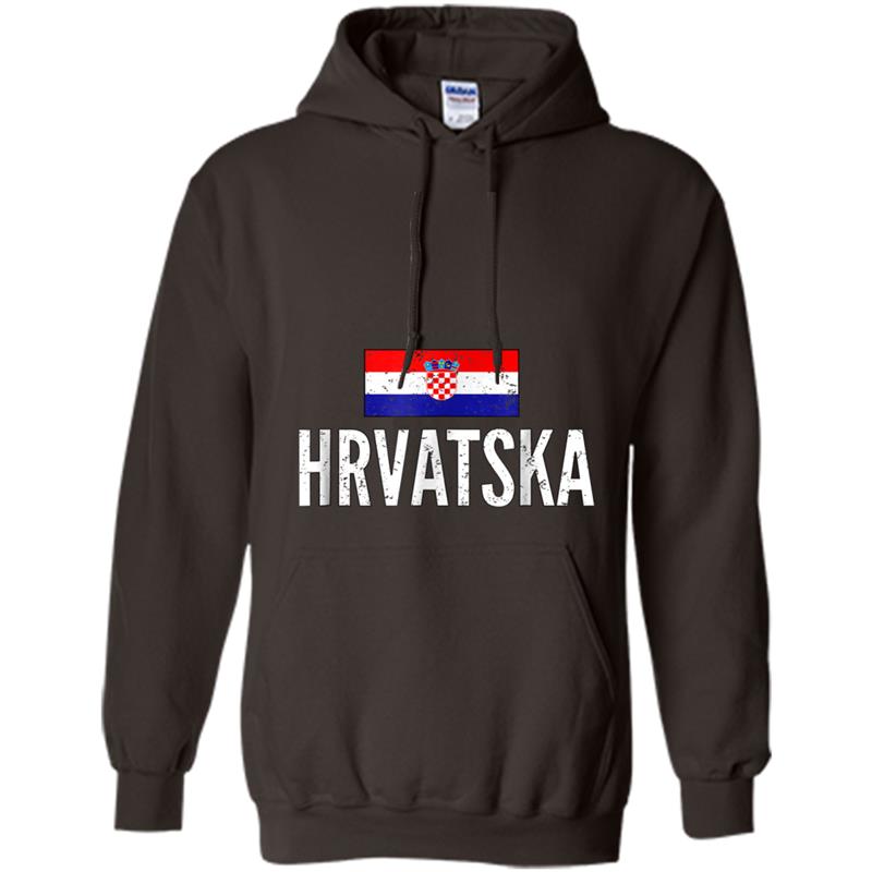 Croatia Soccer Football Jersey  Vintage Hoodie-mt