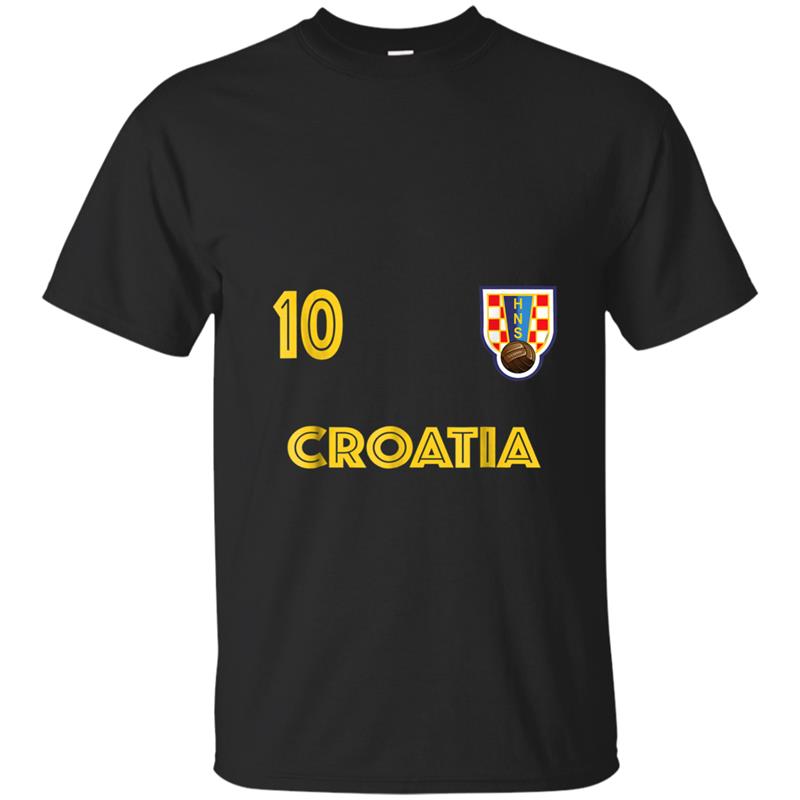 Croatia Soccer Jersey Team Flag Gift Futbol T-shirt-mt