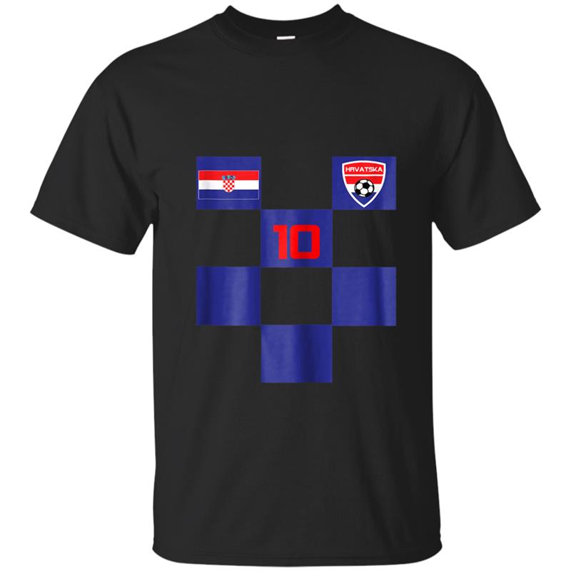 Croatia Soccer Jersey  Black Blue Men Women Kids Sizes T-shirt-mt