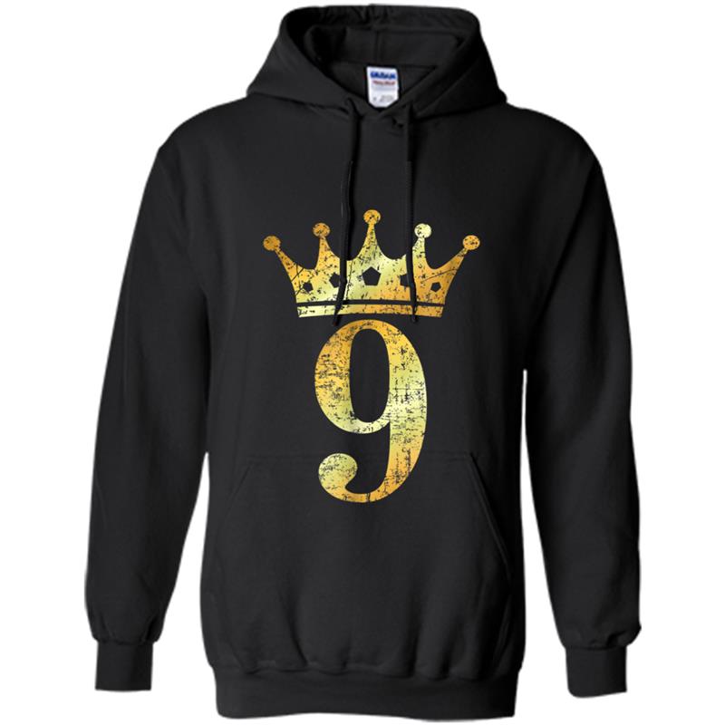 Crown Number 9 - 9th Birthday Hoodie-mt