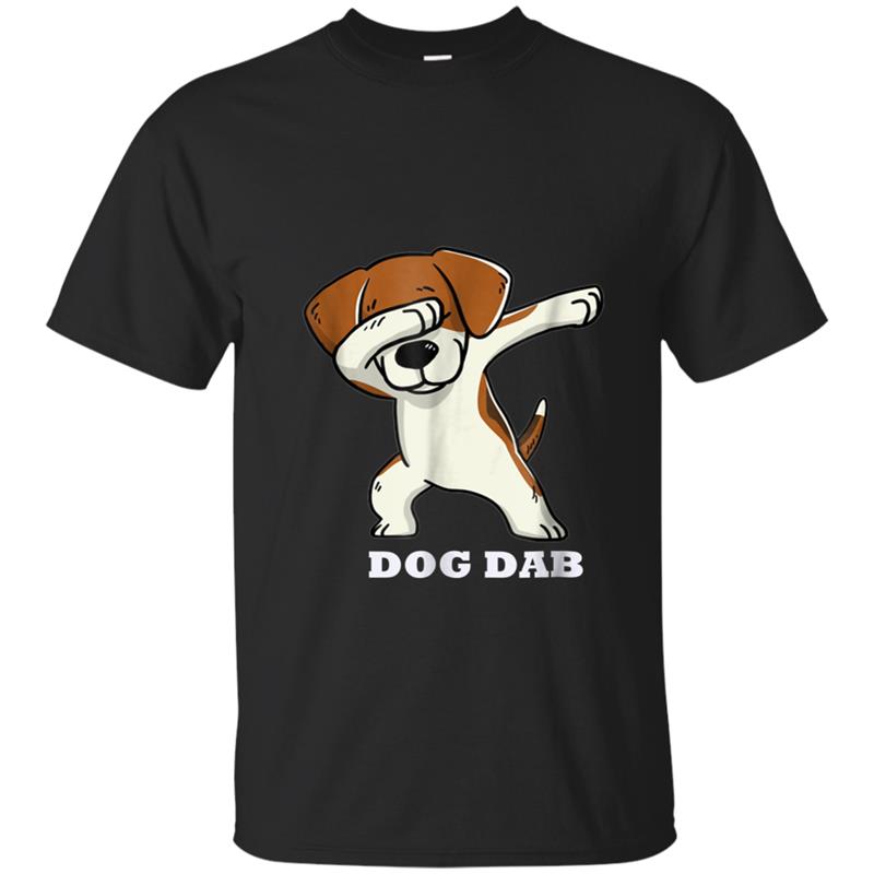 Cute Funny Dog Dab T-shirt-mt