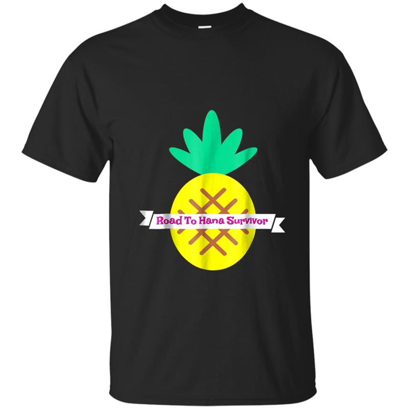 Cute Maui Hawaii Family Vacation Road to Hana Pineapple Tee T-shirt-mt