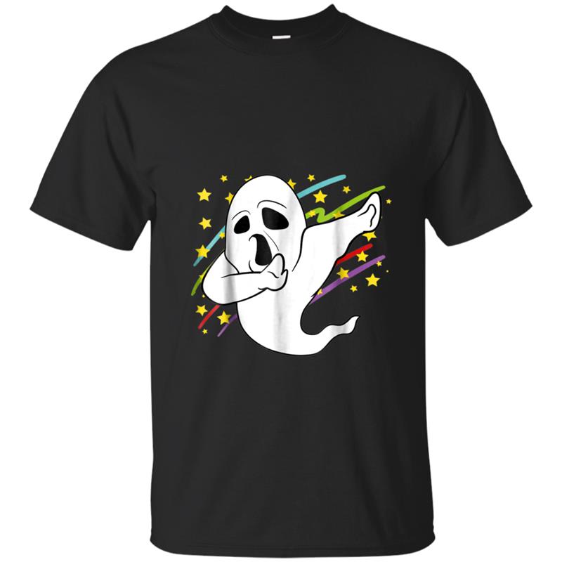 Dabbing Dab Ghost Halloween Disco Party Music T-shirt-mt