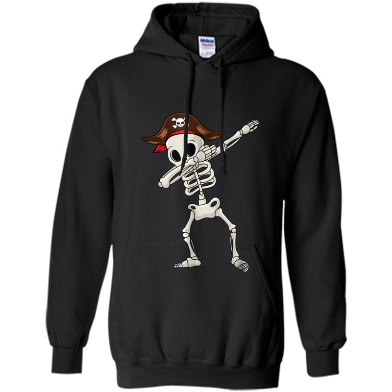 Dabbing Skeleton With Pirate's Hat Hoodie-mt