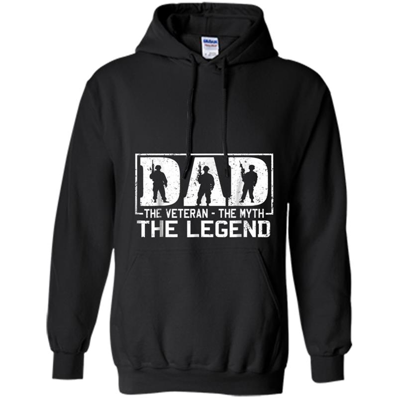Dad the Veteran the Myth the Legend Hoodie-mt