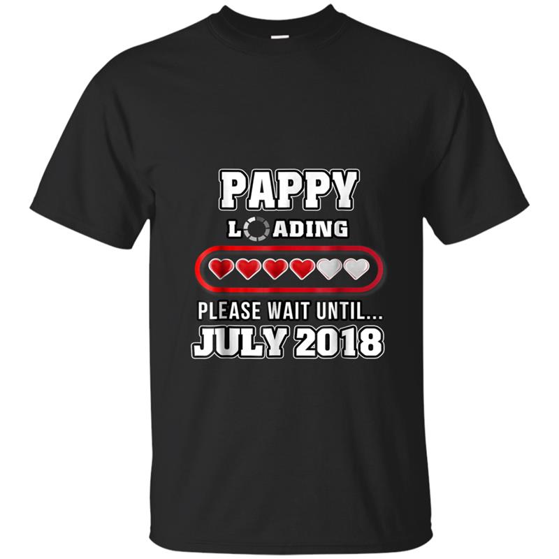 Dad To Be July 2018  New PAPPY Gift Loading Vintage T-shirt-mt