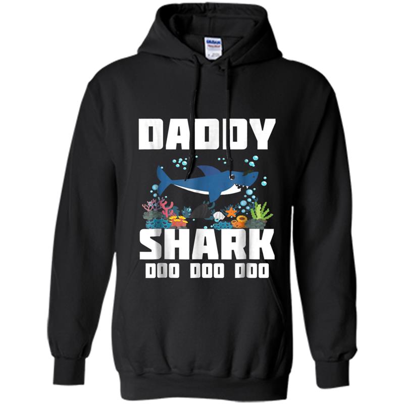 Daddy Shark , Fathers Day Gift from Wife Son Daughter Hoodie-mt