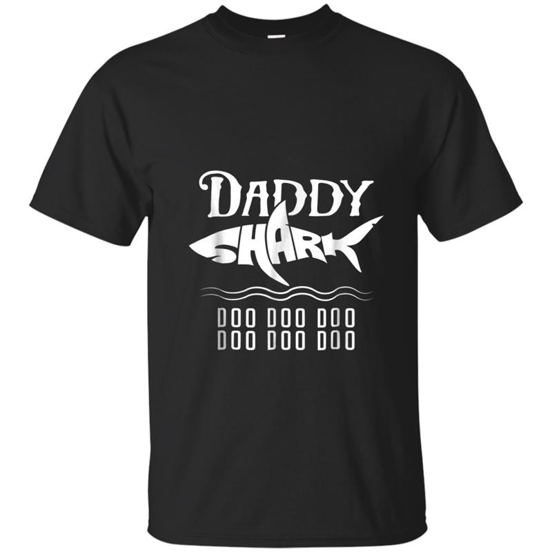 Daddy Shark  Fathers Day Gifts Family Matching Daddy T-shirt-mt