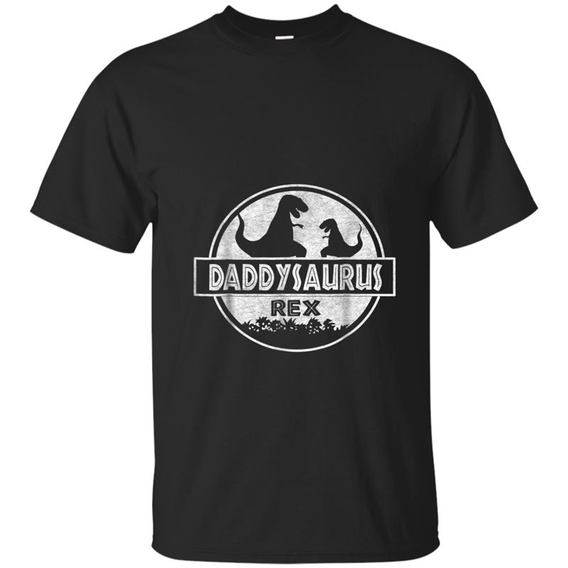 Daddysaurus Daddy Saurus Papasaurus Papa saurus T Rex T-shirt-mt