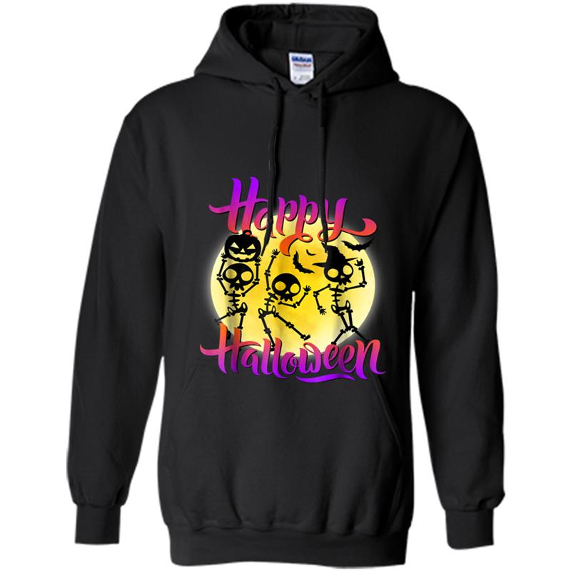 Dancing Skeleton Dance Party Halloween Party Hoodie-mt