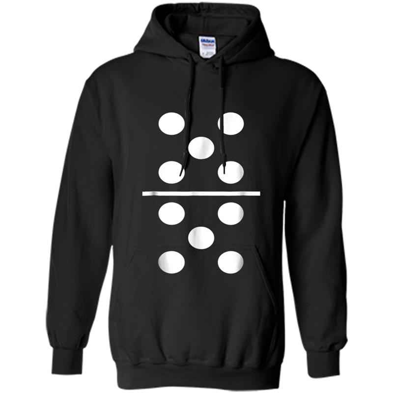 Dominos Game 5-5 Funny Halloween Group Costume  Gifts Hoodie-mt