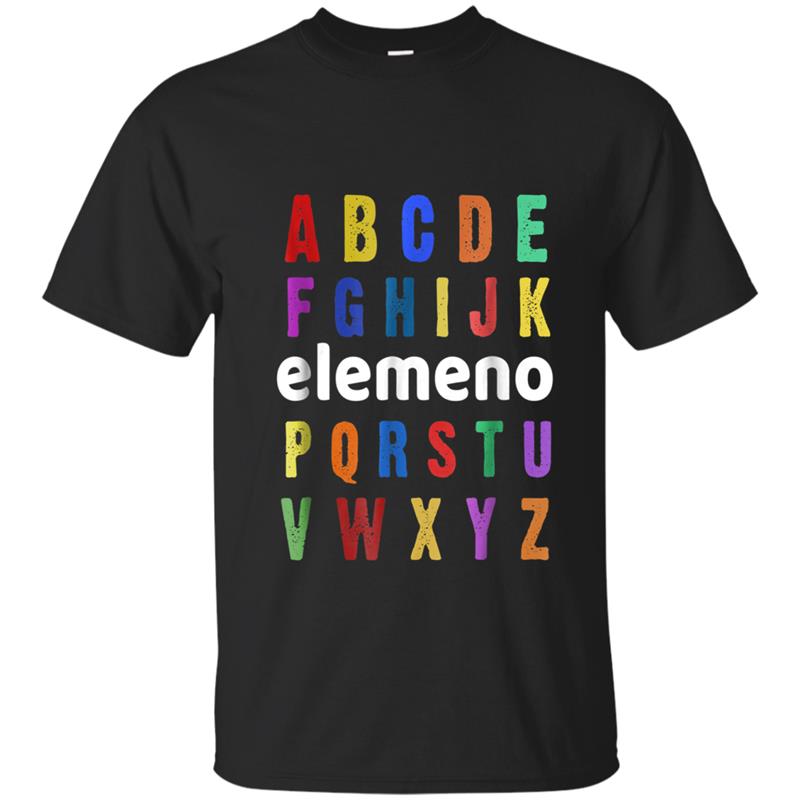 Elemeno Alphabet Preschool Teacher Funny Tees T Shirt Mt Mugartshop
