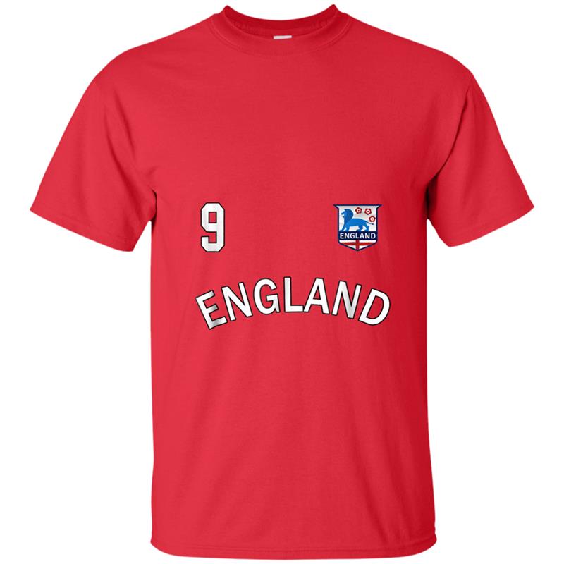 England Soccer 2018  Number 9 Men Women Boys Girls T-shirt-mt