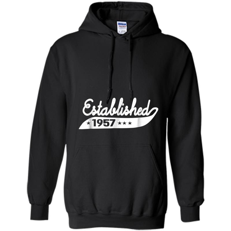 Established 1957 Funny Birthday Gift Ideas  Men Women Hoodie-mt