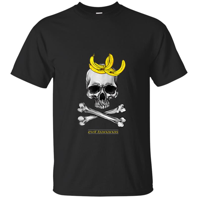 Evil Bananas Skull Crossbone  - Boater and Fishermen T-shirt-mt