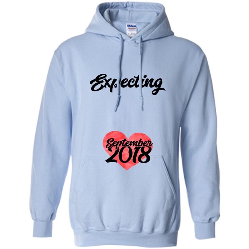 Expecting September 2018  Pregnancy Gift for Women Hoodie-mt