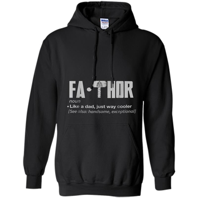 Fa-Thor Like Dad just Cooler hero  from sons Hoodie-mt