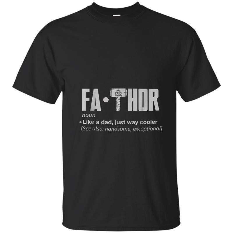 Fa-Thor Like Dad just Cooler hero  from sons T-shirt-mt