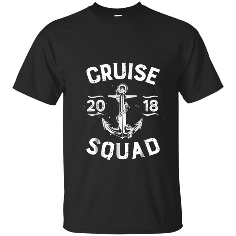 Family Cruise Squad 2018  Vacation Vintage Matching T-shirt-mt