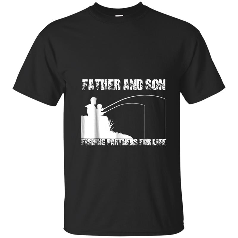 Father And Son - Fishing Partners For Life - T-shirt-mt