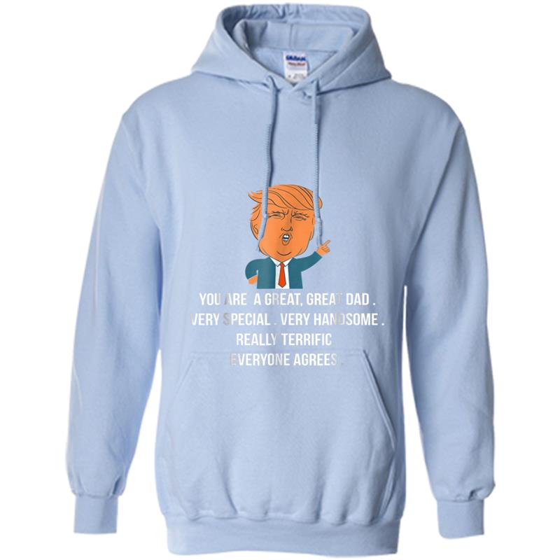 Father's s Day Funny Trump Dad Stepdad Hoodie-mt