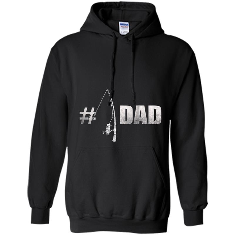 Fisherman 1 Dad Fishing Daddy Fathers Day Hoodie-mt