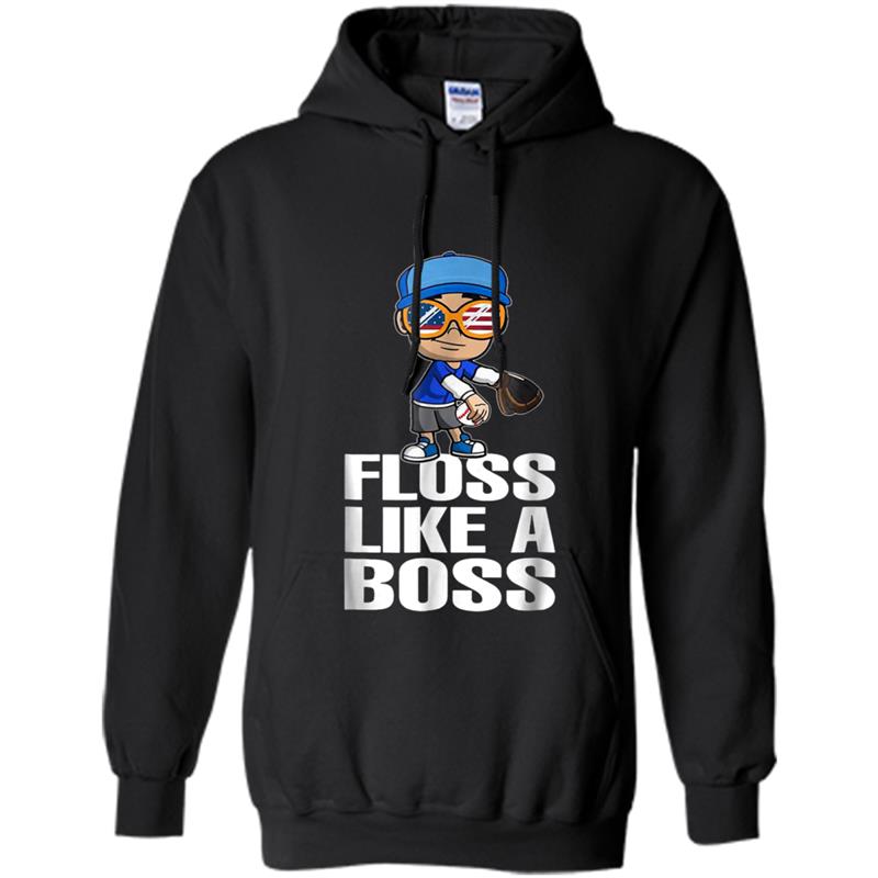 Floss Like A Boss Baseball Flossing  for men, women Hoodie-mt