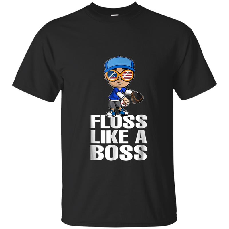 Floss Like A Boss Baseball Flossing  for men, women T-shirt-mt