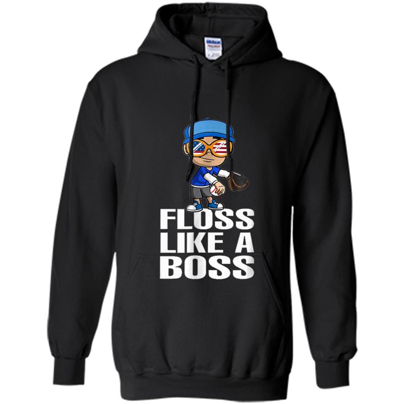 Floss like a boss baseball Hoodie-mt